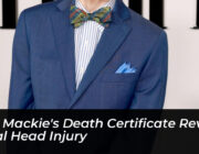 bob mackies death certificate reveals fatal head injury Es7R