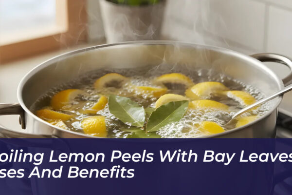 boiling lemon peels with bay leaves uses and benefits JHsW