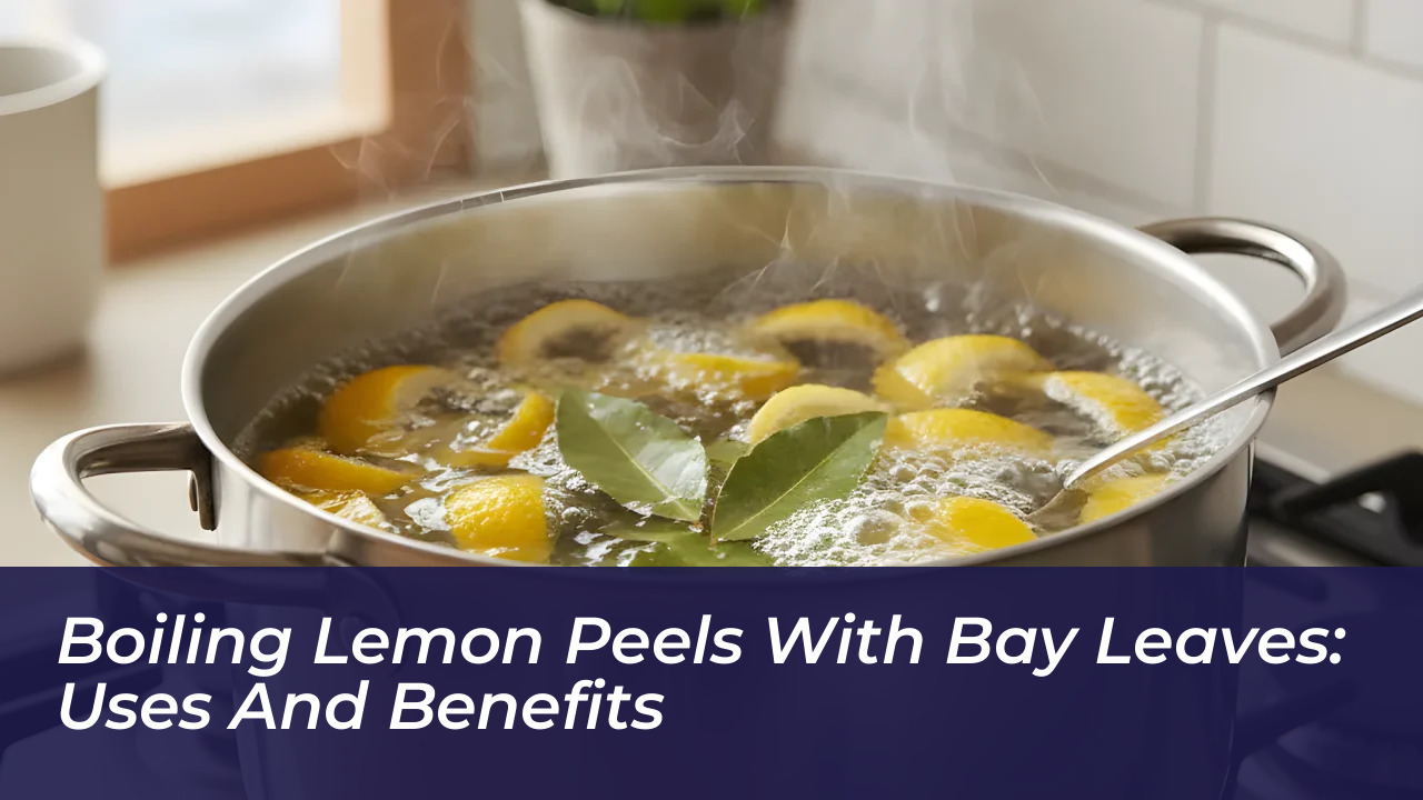 boiling lemon peels with bay leaves uses and benefits JHsW