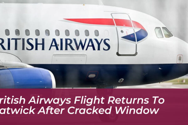 british airways flight returns to gatwick after cracked window A5q4