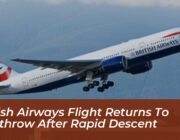 british airways flight returns to heathrow after rapid descent jpBt