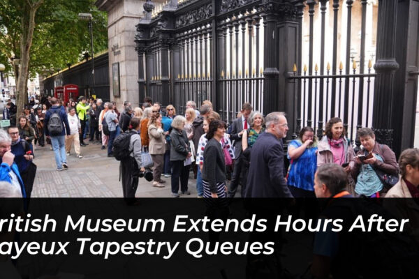 british museum extends hours after bayeux tapestry queues MChx