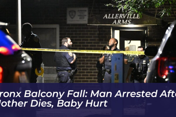 bronx balcony fall man arrested after mother dies baby hurt kmTt