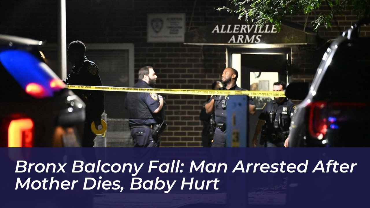 bronx balcony fall man arrested after mother dies baby hurt kmTt