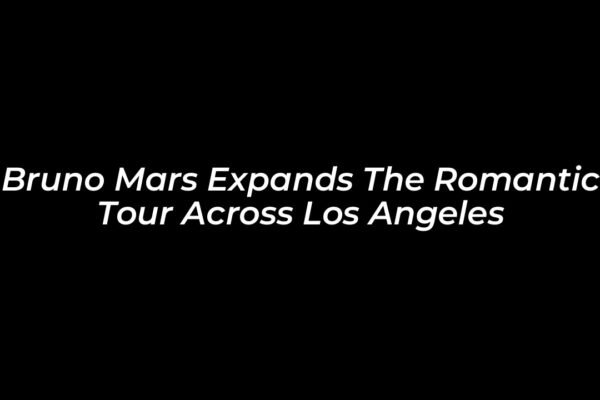 bruno mars expands the romantic tour across los angeles C42r