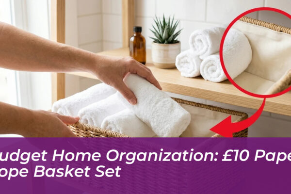 budget home organization 10 paper rope basket set uGe8