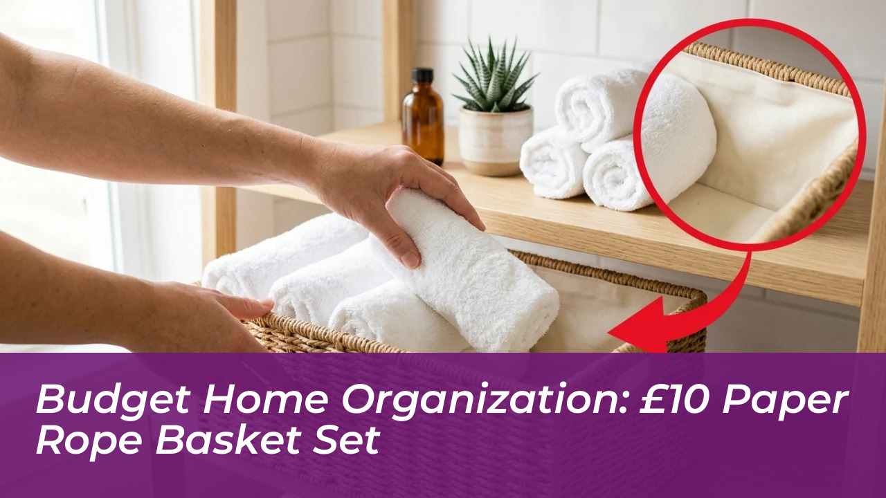 budget home organization 10 paper rope basket set uGe8