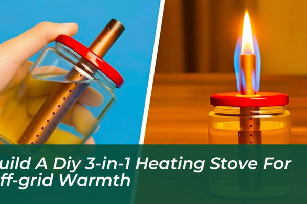 build a diy 3 in 1 heating stove for off grid warmth Z857