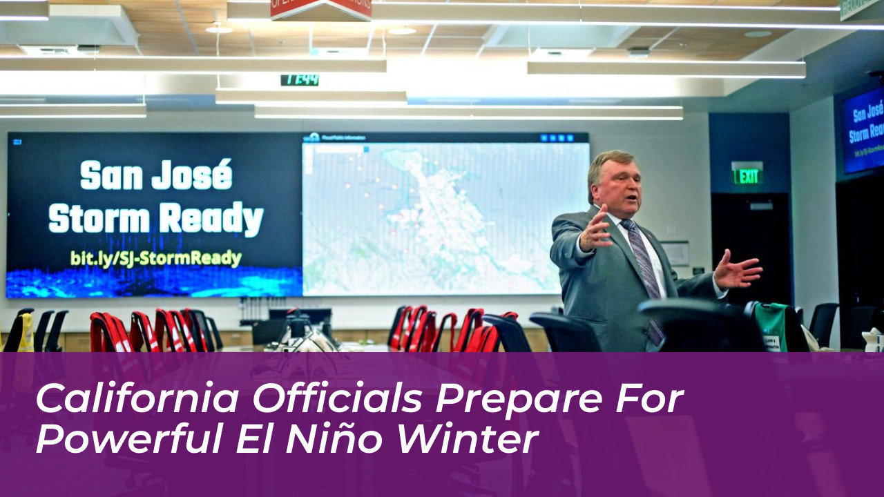 california officials prepare for powerful el nino winter u2HM