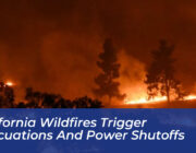 california wildfires trigger evacuations and power shutoffs 0Hg2