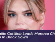 camille gottlieb leads monaco charity gala in black gown ha6R