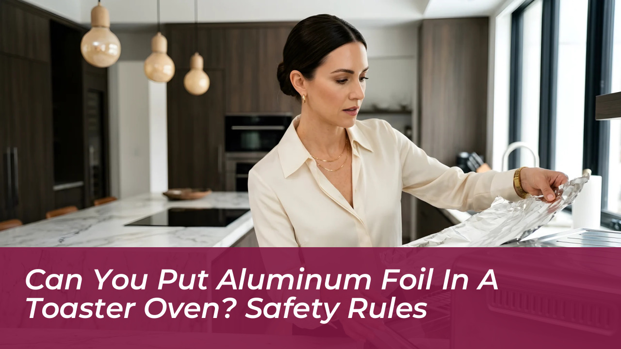 can you put aluminum foil in a toaster oven safety rules MX2N