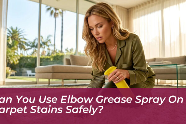 can you use elbow grease spray on carpet stains safely A87q