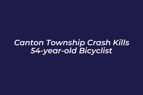canton township crash kills 54 year old bicyclist mHkT