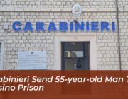 carabinieri send 55 year old man to cassino prison wD8E