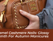 caramel cashmere nails glossy warmth for autumn manicures Qtv6