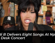 cardi b delivers eight songs at npr tiny desk concert fY5T