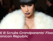 cardi b scrubs grandparents floors in dominican republic oluT