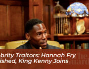 celebrity traitors hannah fry banished king kenny joins 9OYC