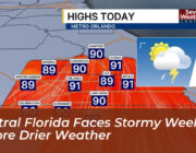 central florida faces stormy weekend before drier weather ALxV