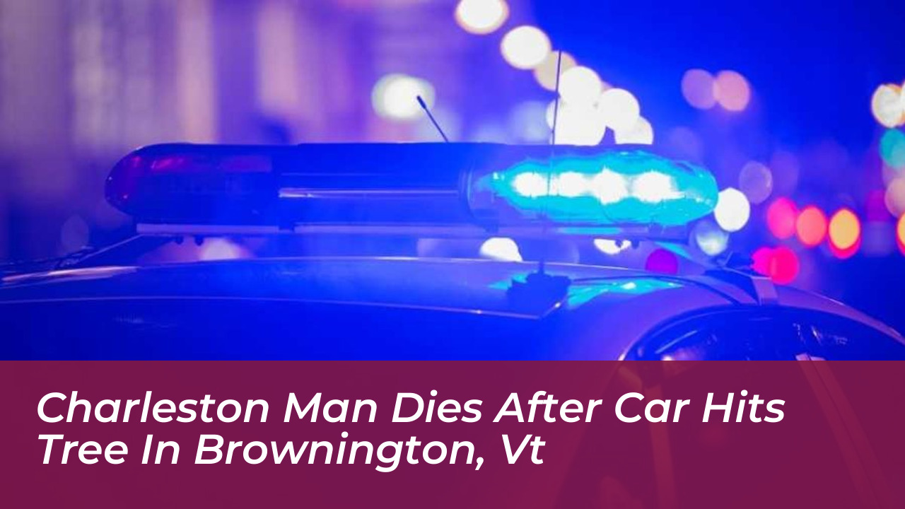 charleston man dies after car hits tree in brownington vt