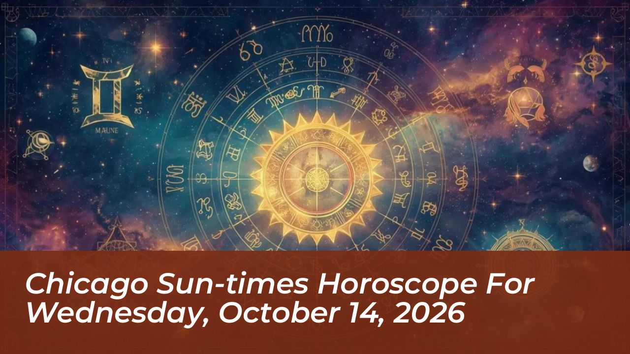 chicago sun times horoscope for wednesday october 14 2026 PPi5