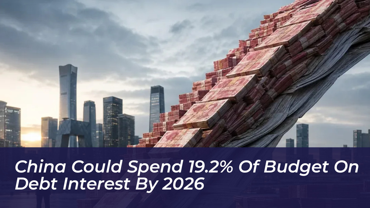 china could spend 19 2 of budget on debt interest by 2026 fF8E