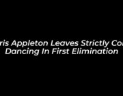 chris appleton leaves strictly come dancing in first elimination 5KTT