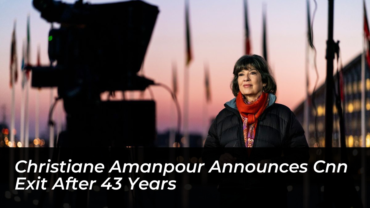christiane amanpour announces cnn exit after 43 years Rhow