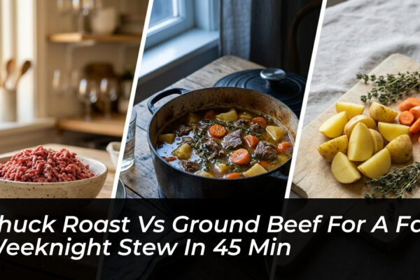 chuck roast vs ground beef for a fast weeknight stew in 45 min H9oR
