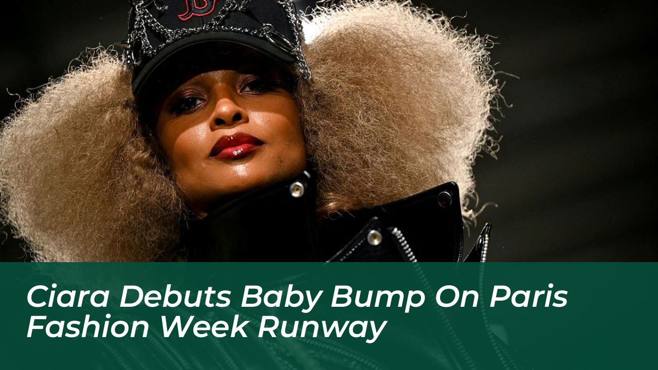 ciara debuts baby bump on paris fashion week runway XuE9