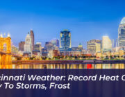 cincinnati weather record heat gives way to storms frost AaBp
