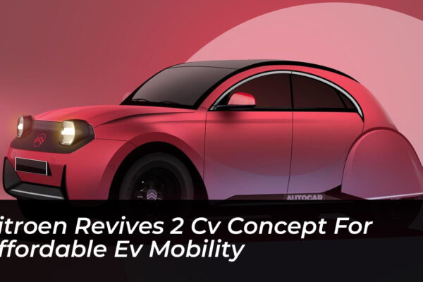 citroen revives 2 cv concept for affordable ev mobility hy9W