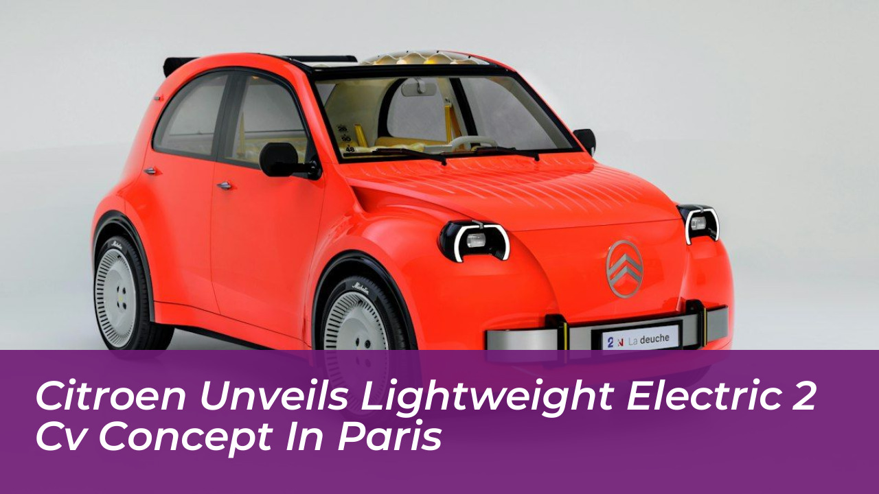 citroen unveils lightweight electric 2 cv concept in paris O25u
