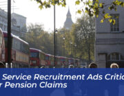 civil service recruitment ads criticised over pension claims ynj9