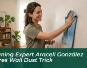 cleaning expert araceli gonzalez shares wall dust trick IGD0