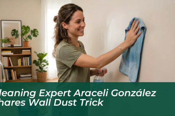 cleaning expert araceli gonzalez shares wall dust trick IGD0