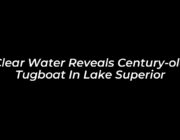 clear water reveals century old tugboat in lake superior jQgs