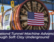 cleveland tunnel machine advances through soft clay underground Dznp