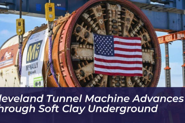 cleveland tunnel machine advances through soft clay underground Dznp