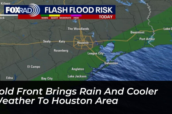 cold front brings rain and cooler weather to houston area cwX0