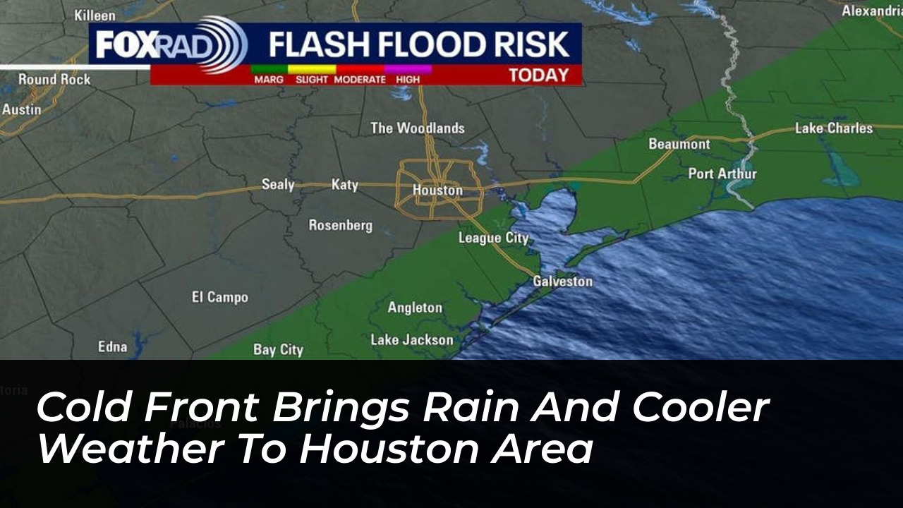 cold front brings rain and cooler weather to houston area cwX0