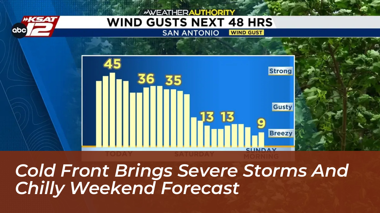 cold front brings severe storms and chilly weekend forecast CQnX