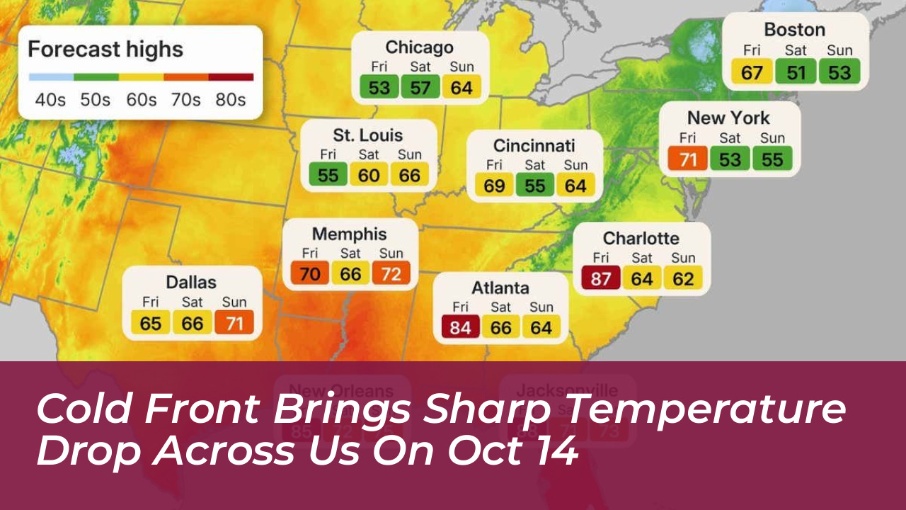 cold front brings sharp temperature drop across us on oct 14 tqoI
