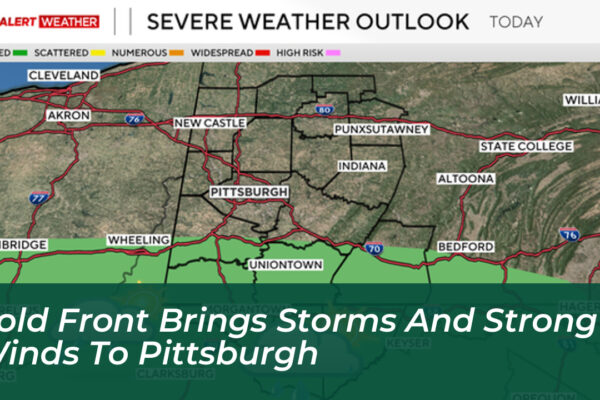cold front brings storms and strong winds to pittsburgh wgXi