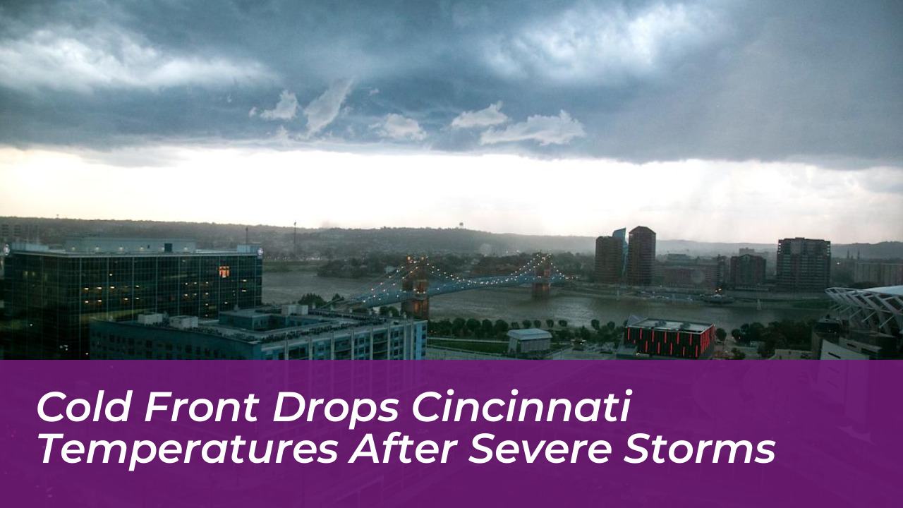 cold front drops cincinnati temperatures after severe storms EOC2