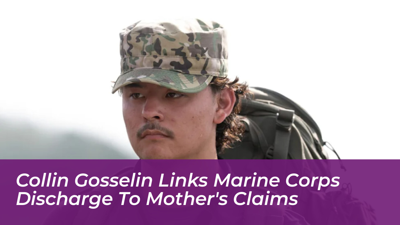 collin gosselin links marine corps discharge to mothers claims z5oD