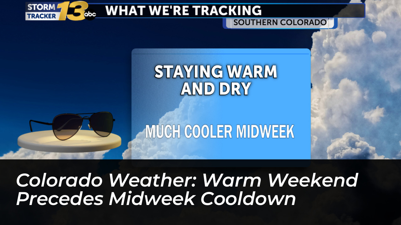 colorado weather warm weekend precedes midweek cooldown