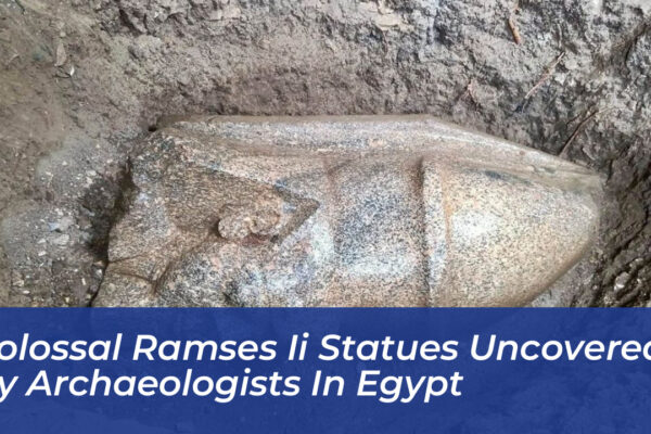 colossal ramses ii statues uncovered by archaeologists in egypt xGX9