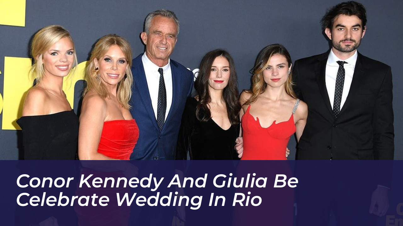 conor kennedy and giulia be celebrate wedding in rio UkTT